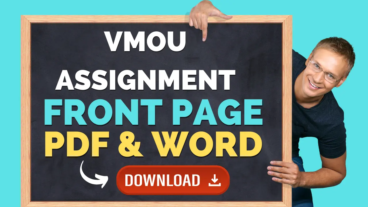 VMOU Assignment Front Page PDF
